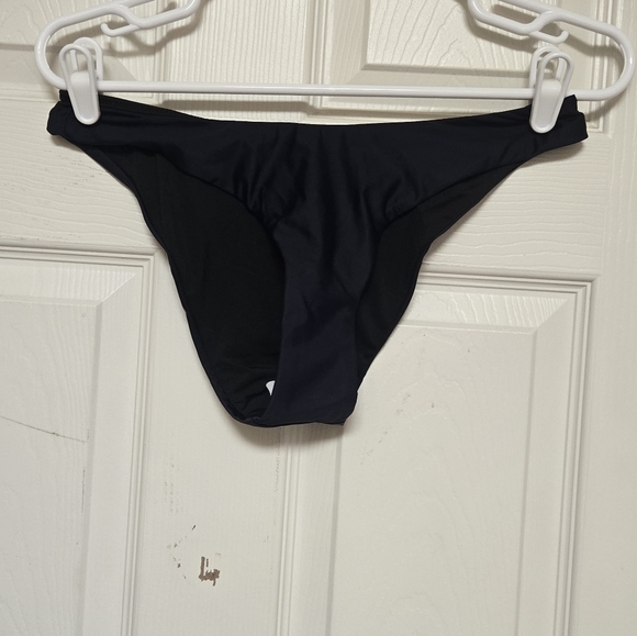 J crew bikini bottom women's size small navy curve waist cheeky bottom mid rise - Picture 4 of 10